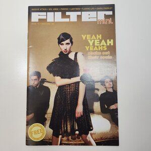 Y2K Yeah Yeah Yeahs Cover Filter Mini Magazine May/June 2006 Indie Rock Band X